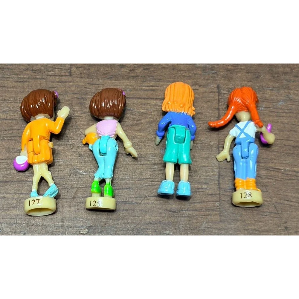 Lot Of 4 Vintage Polly Pocket Figures